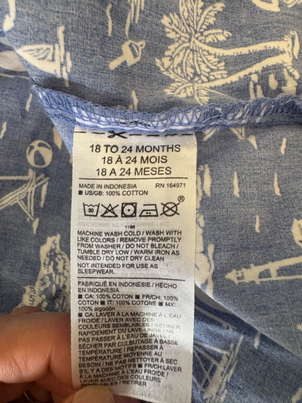 Janie and Jack Toddler Hawaiian Shirts Bundle 18-24M Tropical Linen Button Up - Picture 11 of 11
